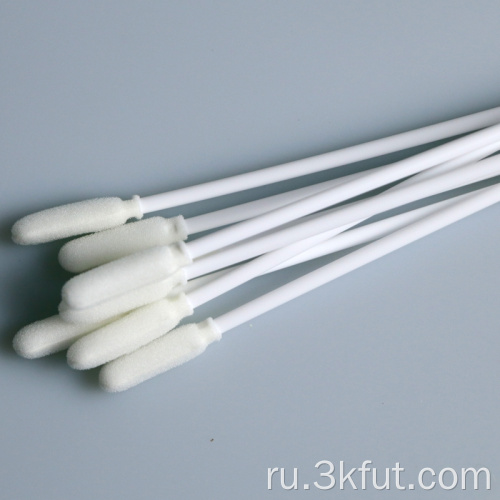 Поставка белого PP Stick Foam Tip Oral Swab